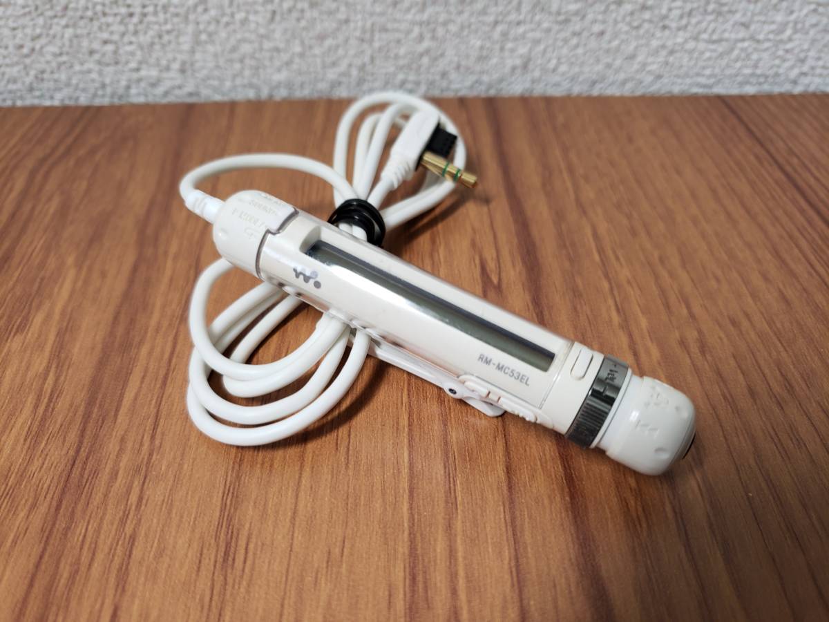 ☆良品 SONY ソニー CD WALKMAN 用 リモコン RM-MC53EL ホワイト White