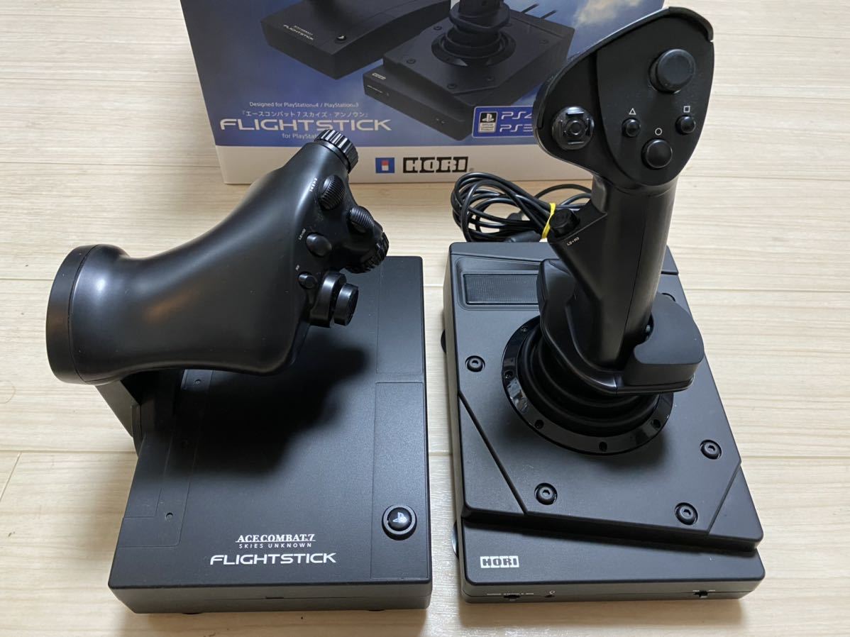 美品 HORI ホリ PS4 エースコンバット7 フライトスティック FLIGHT