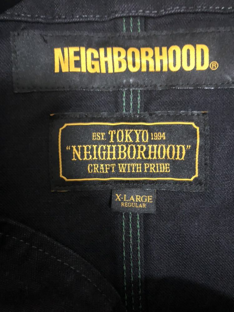 NEIGHBORHOOD 19AW GOVERNOR/C-JKTカバーオール黒 NEIGHBORHOOD 19AW GOVERNOR/C-JKTカバーオール黒