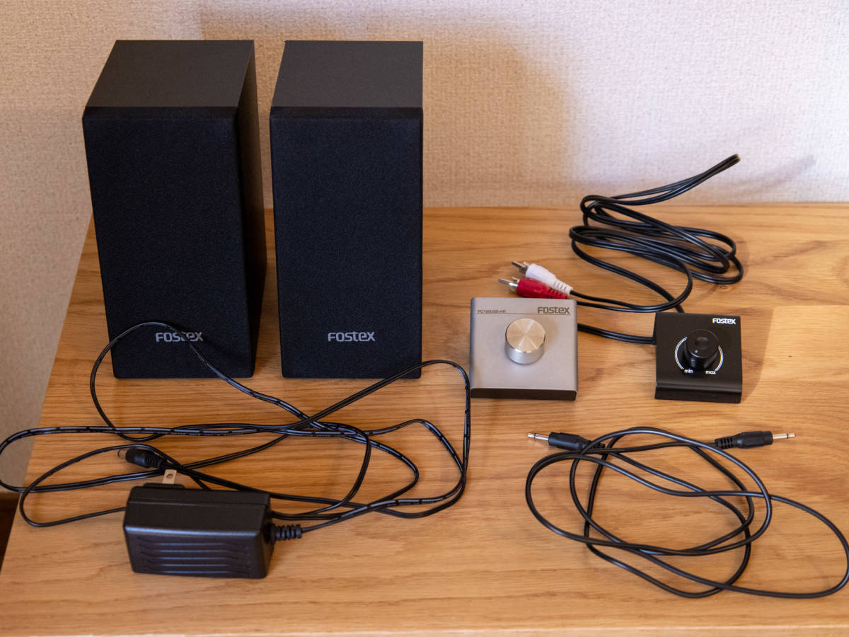 Fostex Pm0 1 Pc100usb Hr Pc 1ex アクティブスピーカー Usb Dac ボリュームコントローラーのセット の落札情報詳細 ヤフオク落札価格情報 オークフリー スマートフォン版