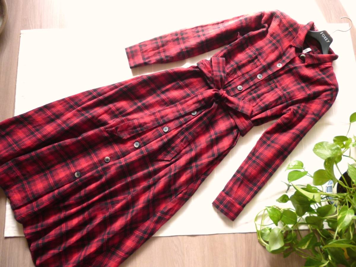 Zara ザラ 厚手コットン生地 ロングカーディガンやコート代わりにもなるネルシャツワンピース 赤 黒 チェック S M 長袖 完売 の落札情報詳細 ヤフオク落札価格情報 オークフリー スマートフォン版