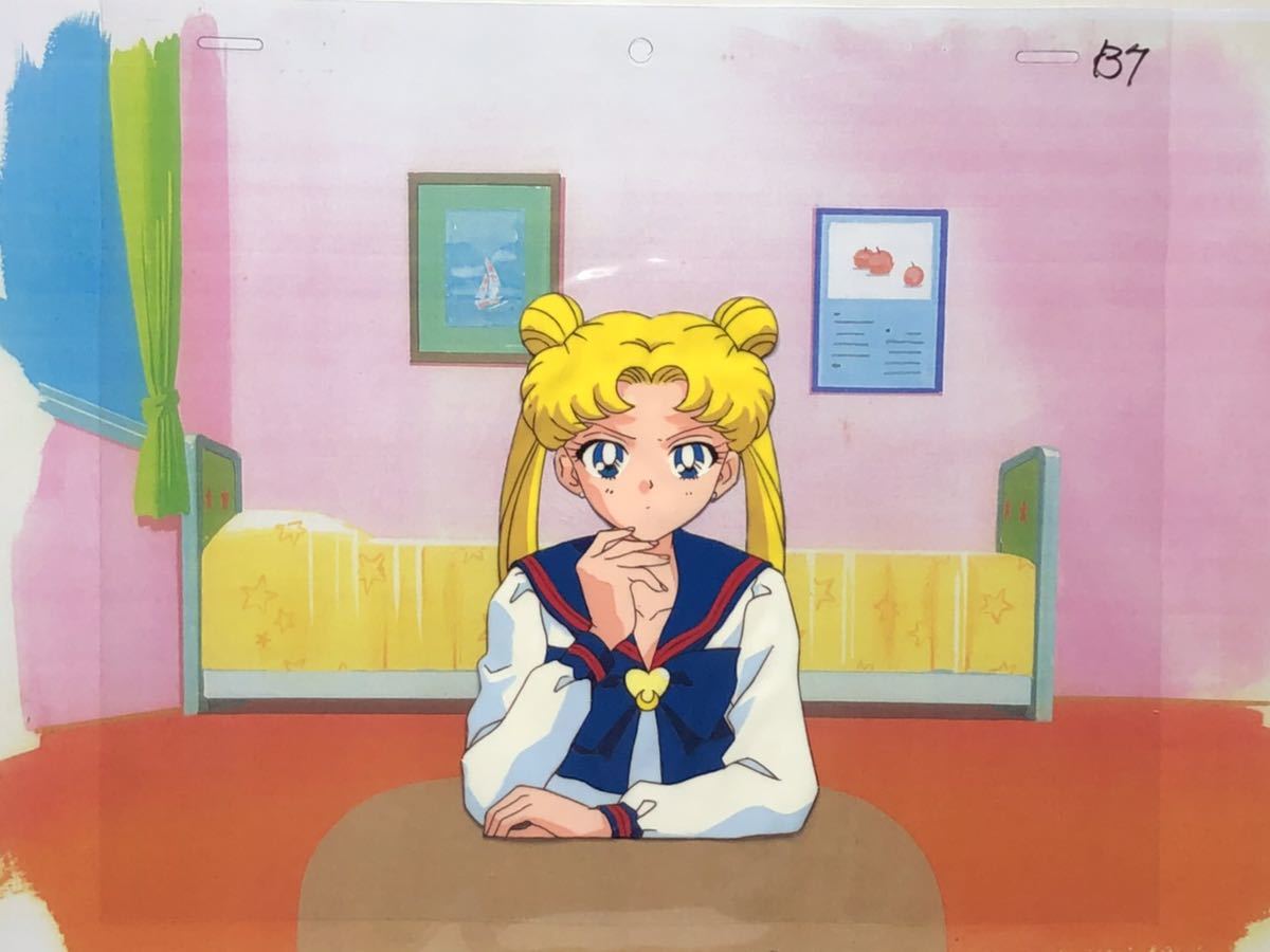 美少女戦士セーラームーンセーラースターズのセル画と原画 月野うさぎ
