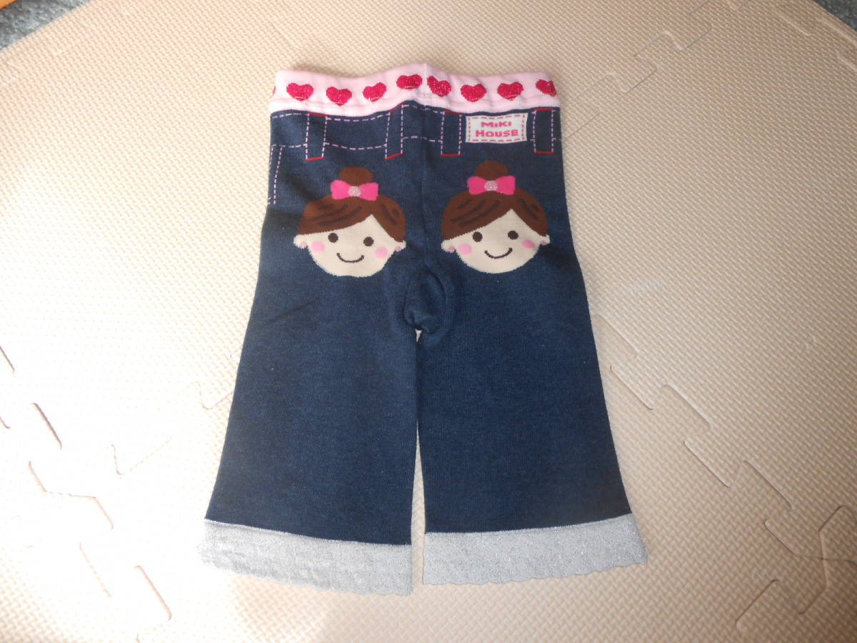 未使用品 ミキハウス可愛い女の子スパッツ 紺 90 の落札情報詳細 ヤフオク落札価格情報 オークフリー スマートフォン版