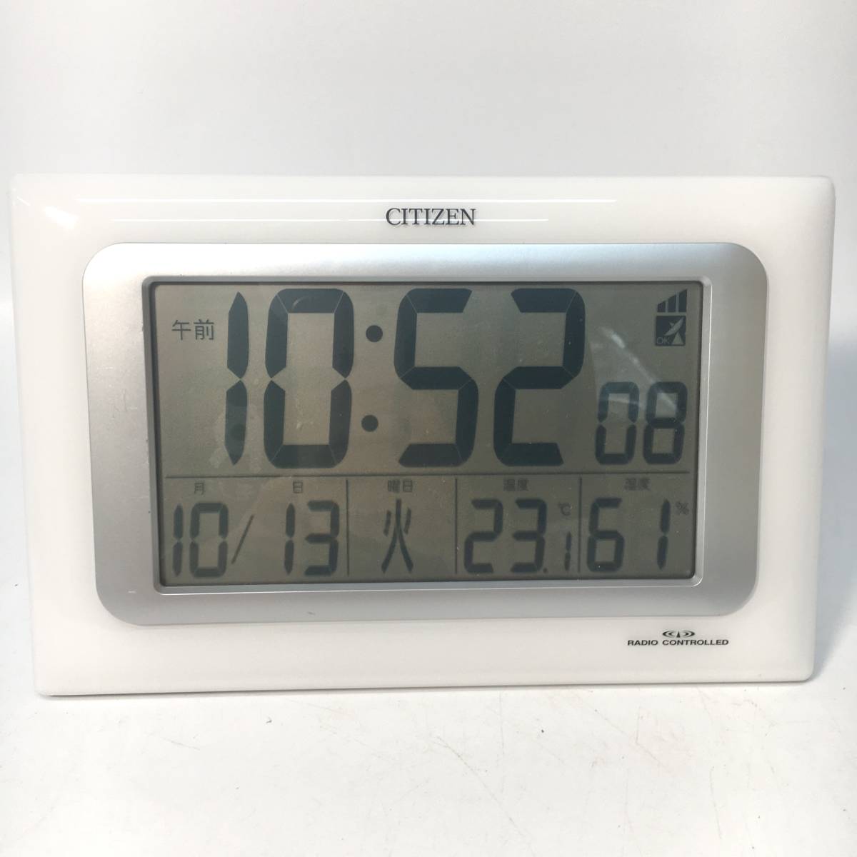 R139 ジャンク Citizen Radio Controlled 置時計 デジタル シチズン電波時計 シンプル オシャレ 時計 温度計 湿度計 の落札情報詳細 ヤフオク落札価格情報 オークフリー スマートフォン版