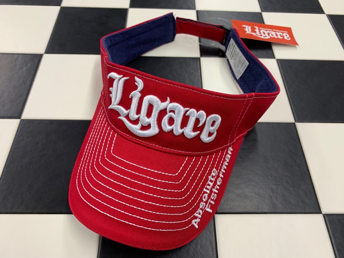 新品 リガーレ Ligare サンバイザー レッド 新品 フリーサイズ 釣神様 磯釣り フカセ釣り ライン の落札情報詳細 ヤフオク落札価格情報 オークフリー スマートフォン版