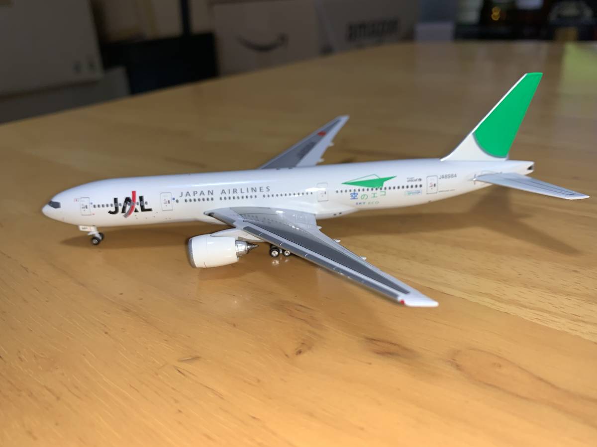 1/400 Phoenix JAL日本航空 B777-200 空のエコ(緑の狸)の落札情報詳細