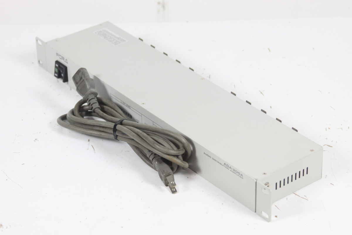 FOR.A AUDIO DISTRIBUTION AMPLIFIER ADA205A XLR 2 IN to XLR 10 OUT アナログ