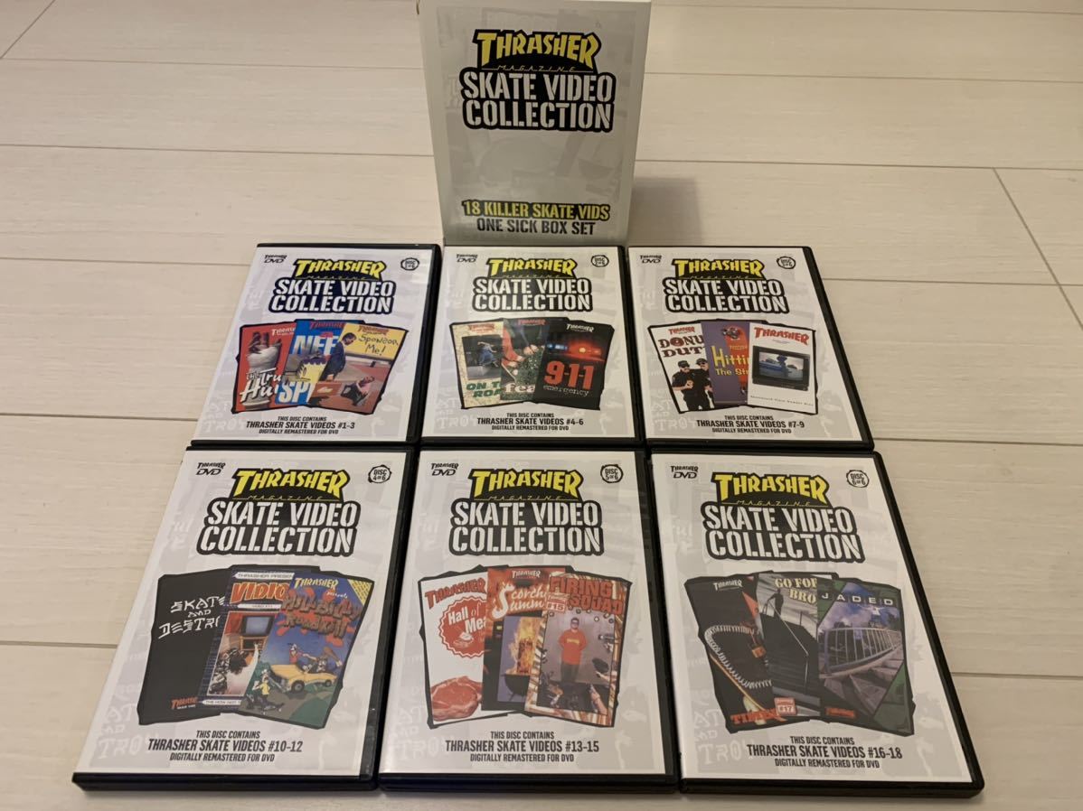 Thrasher Skate Video Collection DVD BOX SET 18 KILLER SKATE VIDS