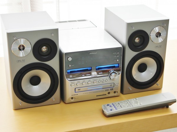 音質メンテ済】Victor ビクター DVD/2MD/TAPEコンポ UX-WD700-S(CA 