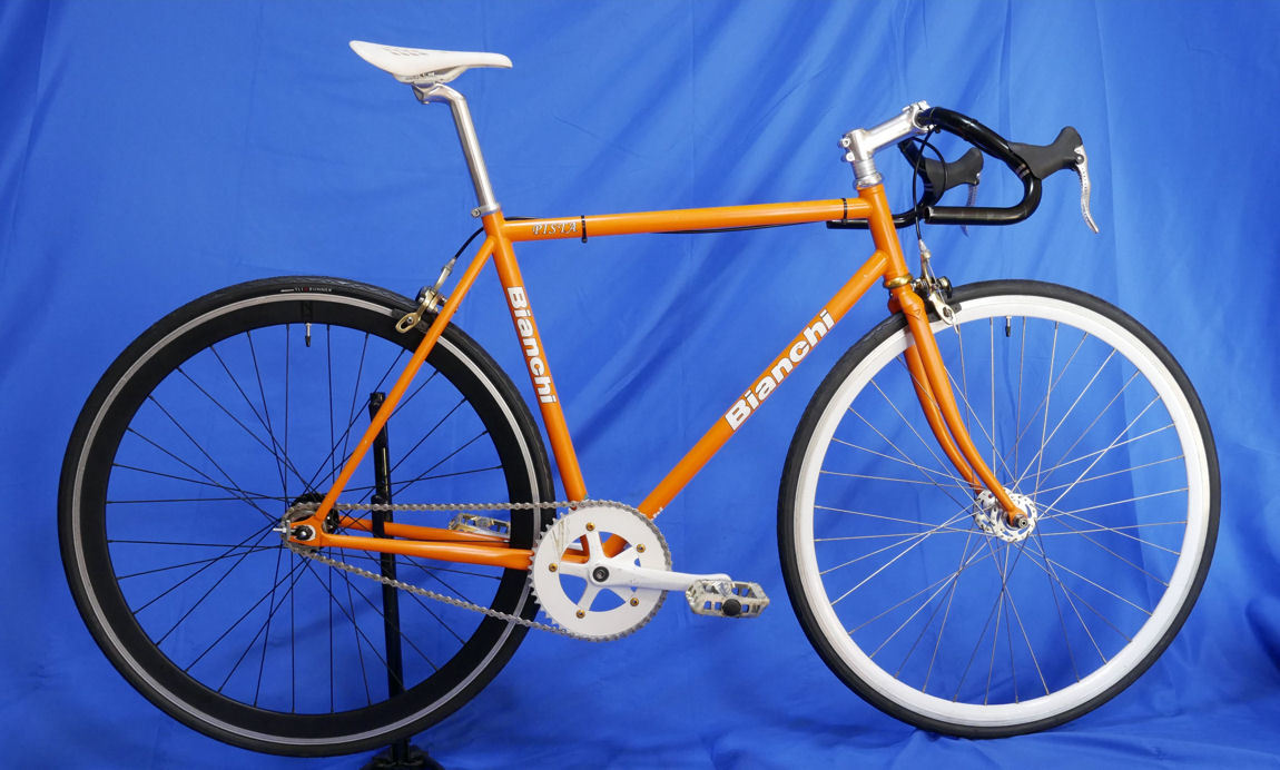 Bianchi(タイヤ新品)PISTA(ピスタ)700C CT52 オレンジカラー クロモリ