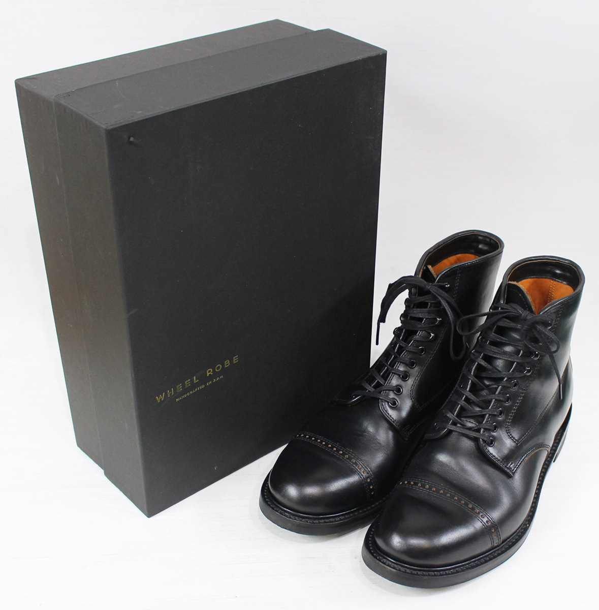 WHEEL ROBE ウィールローブ CUP TOE LACEUP BOOTS / キャップトゥ