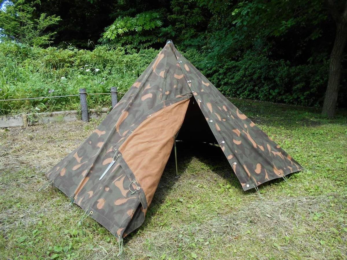 ハンガリー軍 ポンチョ テント 軍幕 パップテント
