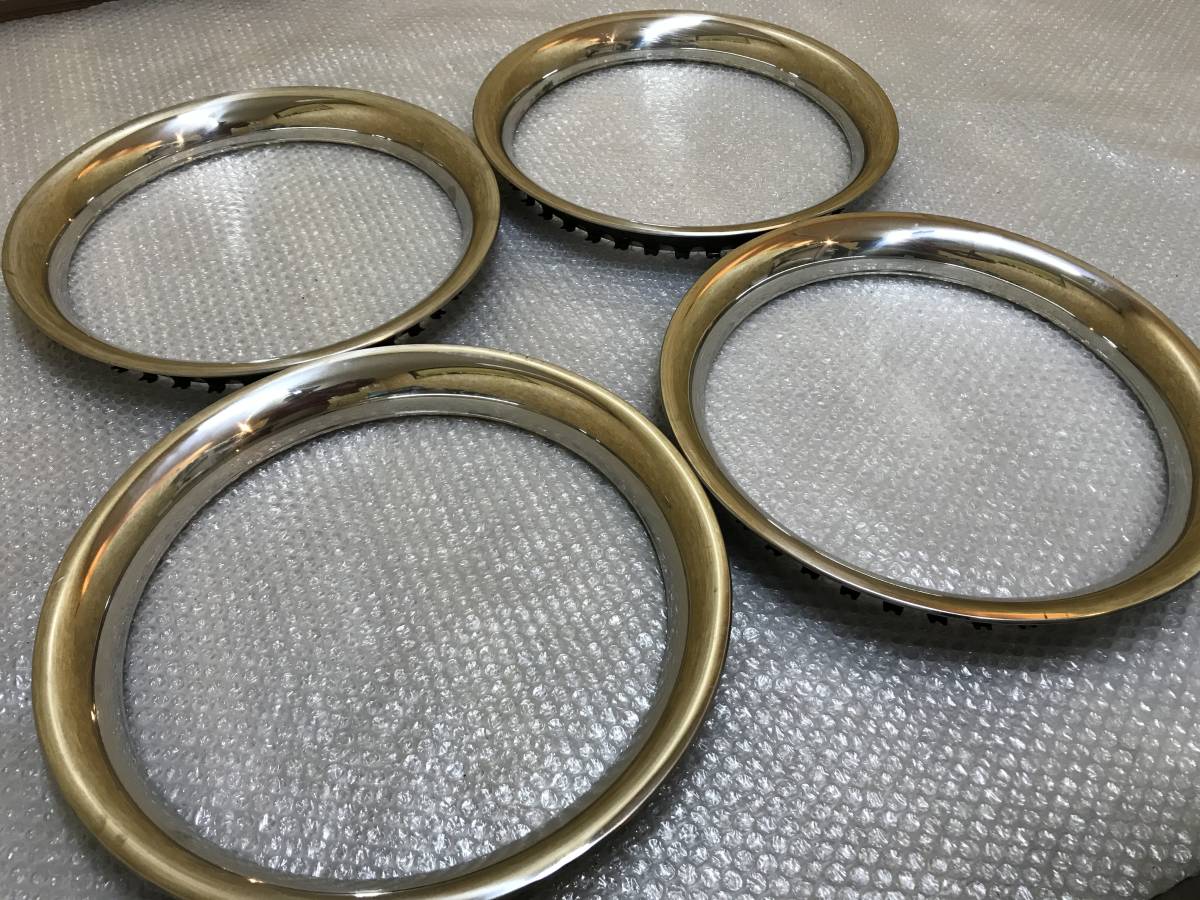 鉄チンホイール用13インチステンレスリムカバー 【公式通販】