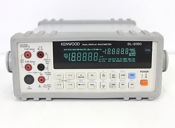 KENWOOD デュアルディスプレイ デジタルマルチメーター□DL-2050 中古