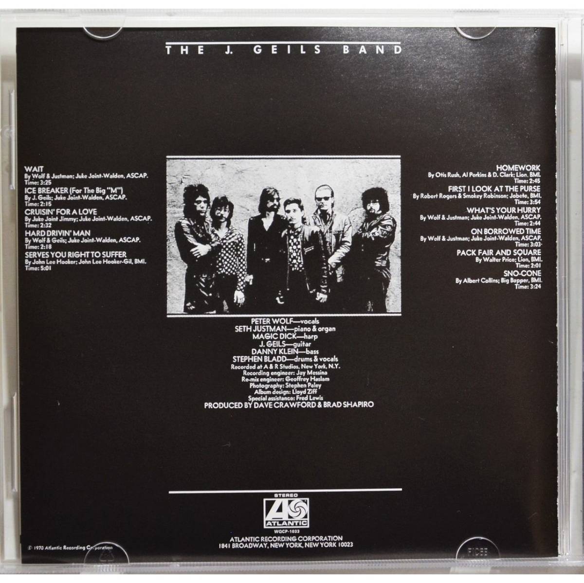 最新のデザイン J ガイルズ バンド The J Geils Band Mp3cd 2cd Www Bratterpa Com