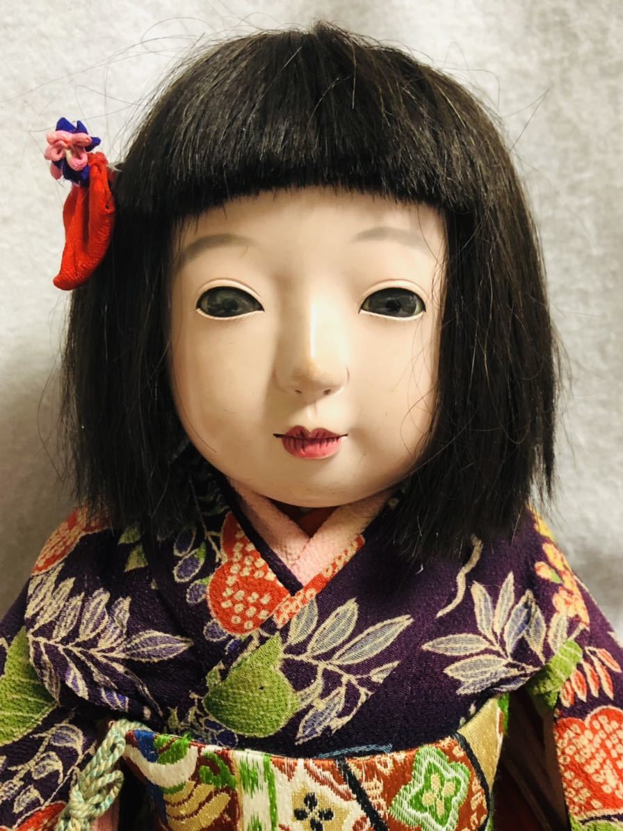 整理品売り切り商品 アンティーク 身長50cm明治時代日本人形市松人形着物古布縮緬 の落札情報詳細 ヤフオク落札価格情報 オークフリー スマートフォン版
