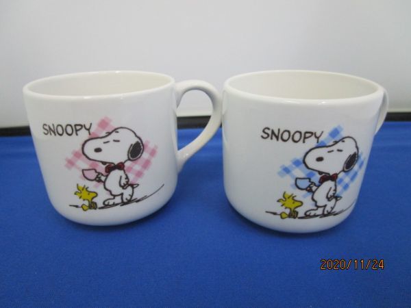 ｔｈ８０２７ スヌーピー Snoopy ペアマグカップセット ６０ の落札情報詳細 ヤフオク落札価格情報 オークフリー スマートフォン版
