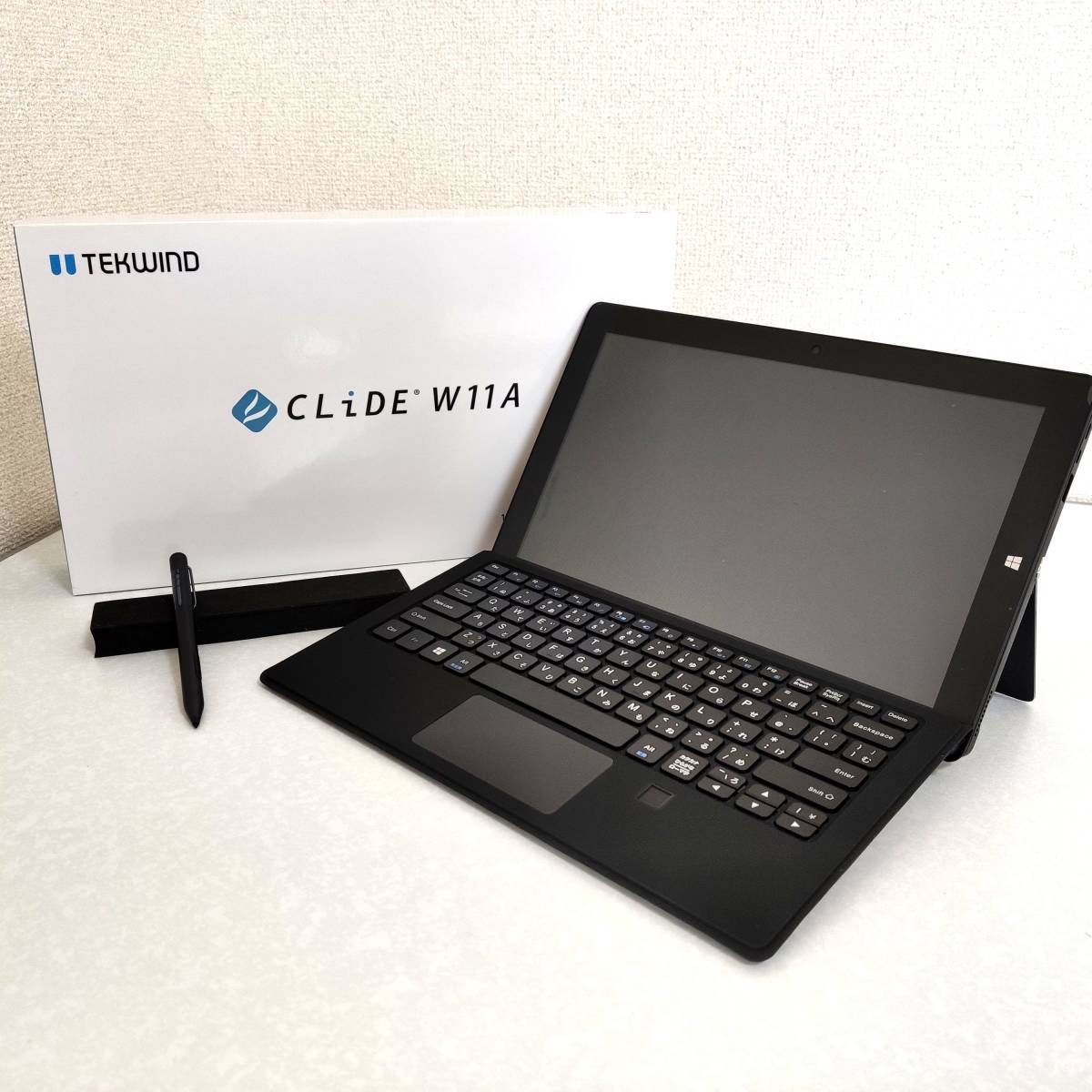 新品同様 Clide W11a タブレットpc 11 6インチ Windows10 Pro メモリ4gb 容量64gb 指紋認証キーボード付き 試供品ペン付属 の落札情報詳細 ヤフオク落札価格情報 オークフリー スマートフォン版