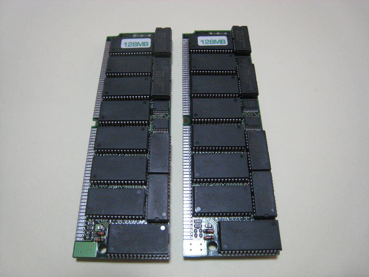 72pin Ecc Edo Simm Necチップ 256mb 128mb X2 デスクトップ用メモリ Pc 9821にも の落札情報詳細 ヤフオク落札価格情報 オークフリー スマートフォン版