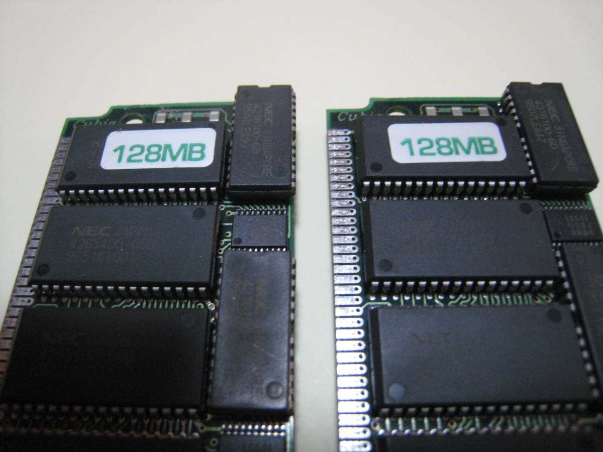 72pin Ecc Edo Simm Necチップ 256mb 128mb X2 デスクトップ用メモリ Pc 9821にも の落札情報詳細 ヤフオク落札価格情報 オークフリー スマートフォン版