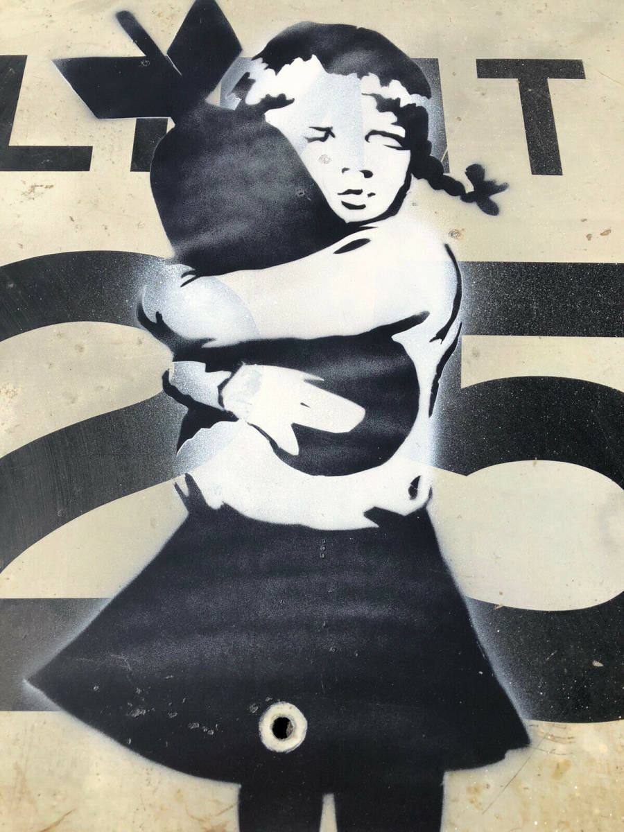 バンクシー Banksy Bomb Hugger エスタンプ リトグラフ