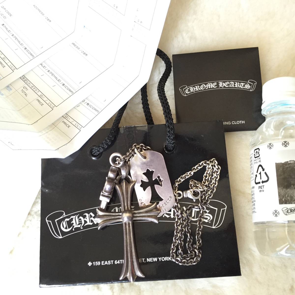 即決 クロムハーツ名古屋店購入インヴォイス原本付 Neチェーン24インチ ６０ ５ｃｍ ラージクロス ダガー ドックタグの4点セット の落札情報詳細 ヤフオク落札価格情報 オークフリー スマートフォン版