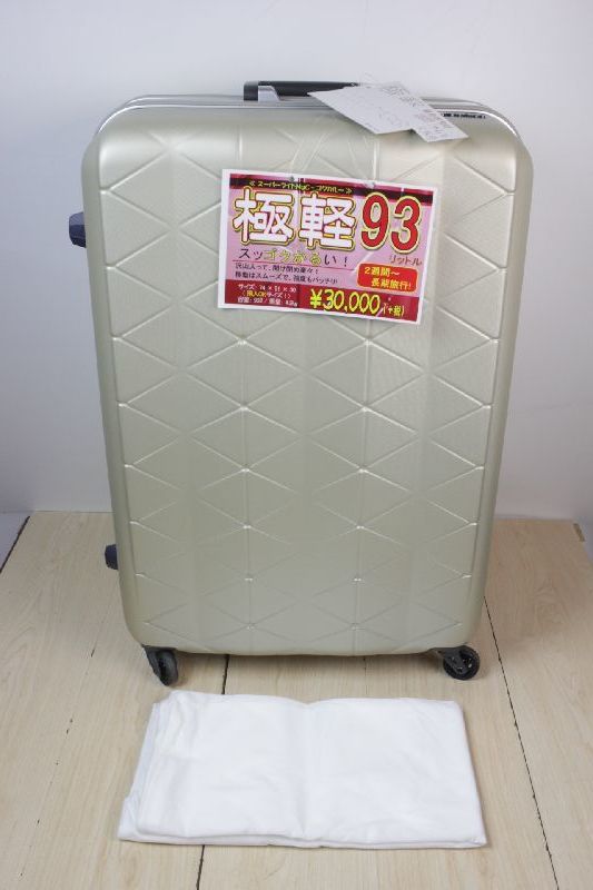 未使用】SUNCO サンコー とち スーツケース キャリーケース 76L 極軽