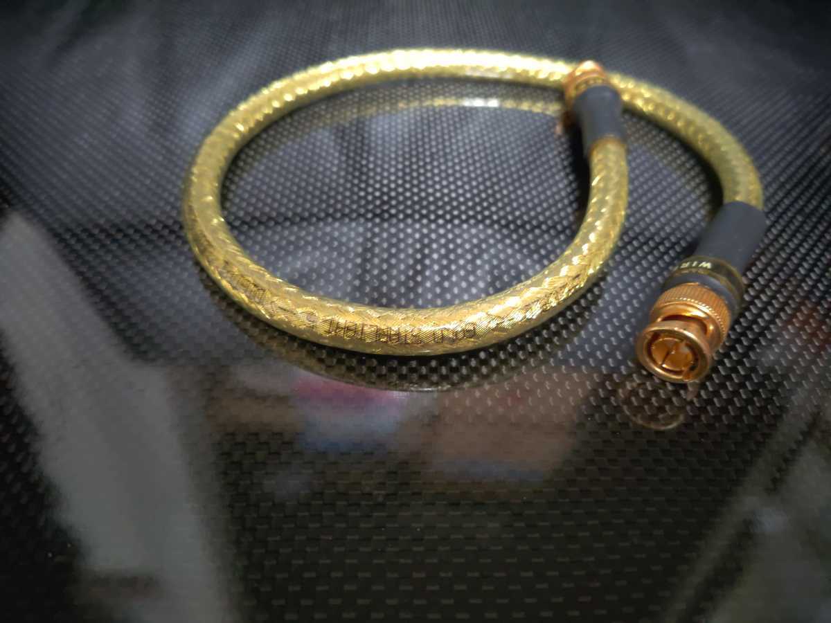 中古】WIREWORLD GOLD STARLIGHT 5(GSV) デジタルケーブル③ BNC-BNC