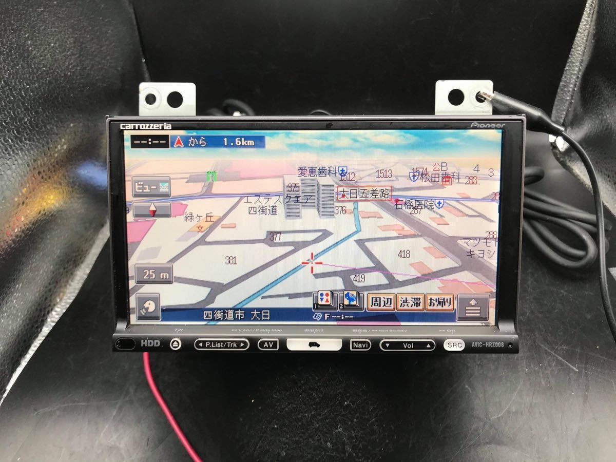 カロッツェリア ワンセグ HDD ナビ AVIC-HRZ008zz 地図データ 2007年 ニッサン　*12 ☆カロッツェリア HDDナビ AVIC-HRZ008 ワンセグ⁄DVD☆90266424