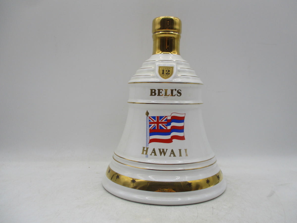 Hawaii Bell Whiskey Bottle VINTAGE Bells Scotch Whiskey Bottle