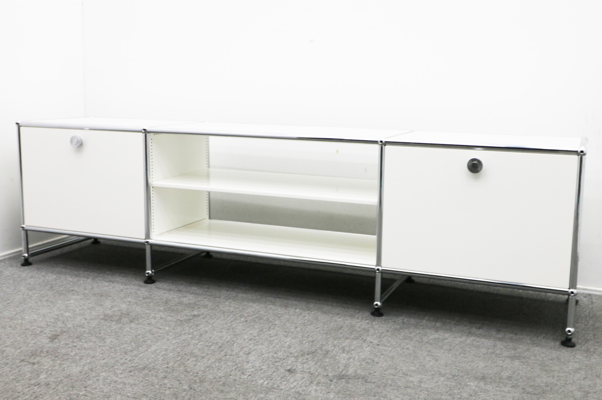 【訳あり】USM ハラー　　テレビボード　　TVボード　ホワイト USM ハラーテレビボードTVボードホワイト未使用品