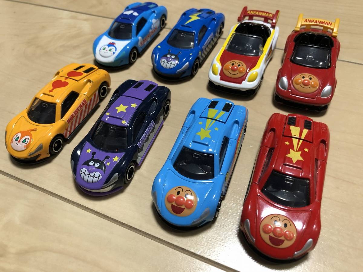 1円～！トミカ博限定 ドリームトミカ アンパンマン 全8種類の落札情報