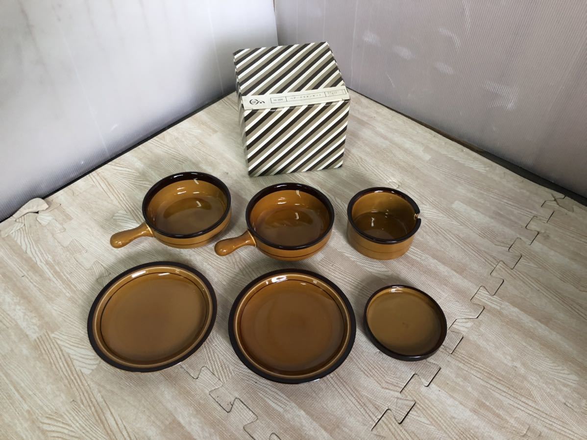 新品】未使用品 難あり ノリタケ ストーンウェア ペアー グラタン