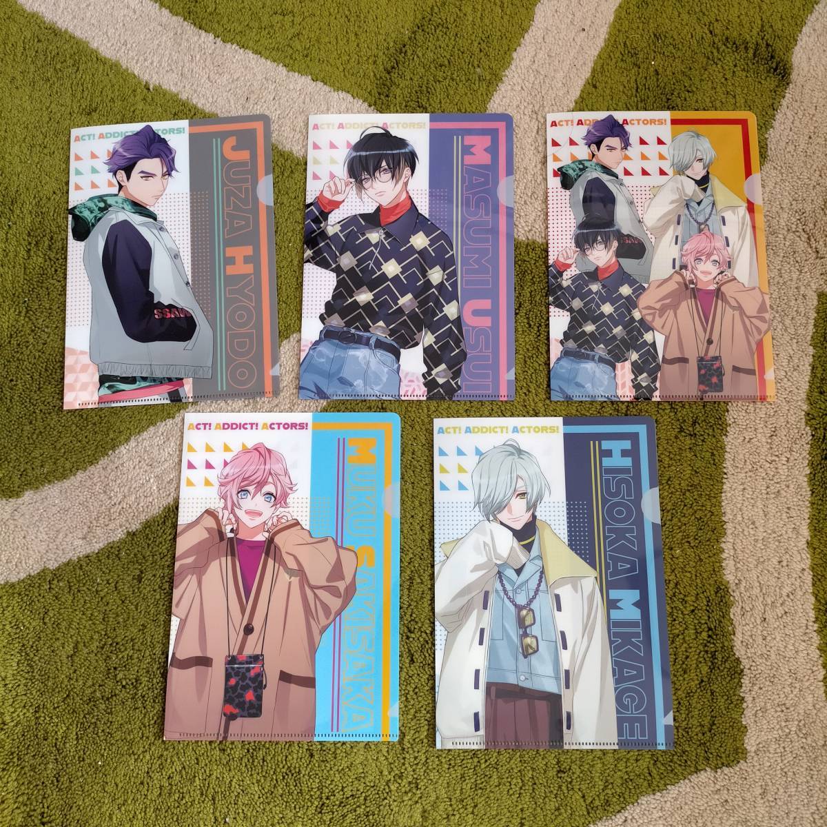 新品 新品 A3 Act Addict Actors クリアファイル 全5種セット ファミリーマート限定 ファミマ エースリー 即決 送料無料 の落札情報詳細 ヤフオク落札価格情報 オークフリー スマートフォン版