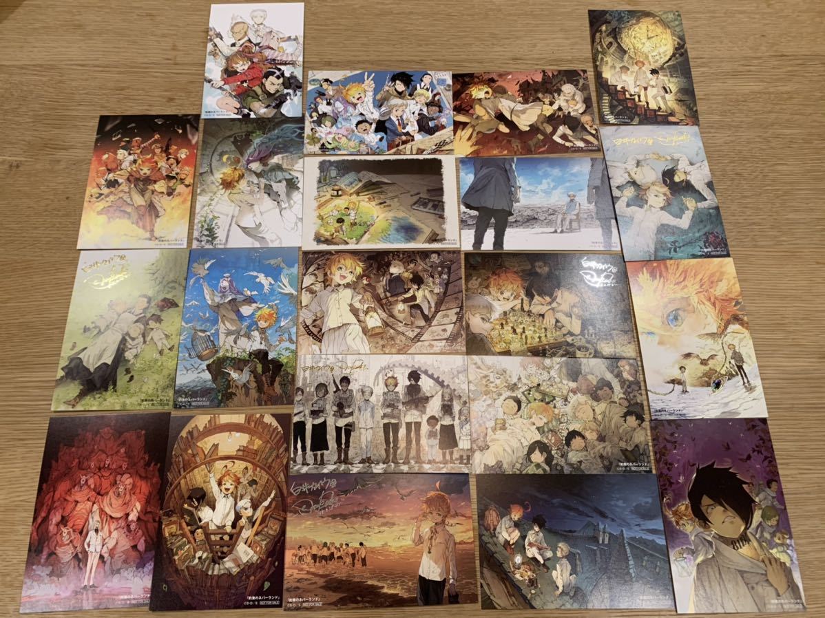 激安アウトレット イラストカード12枚 約束のネバーランド F556c336 人気アイテム Feb Ulb Ac Id