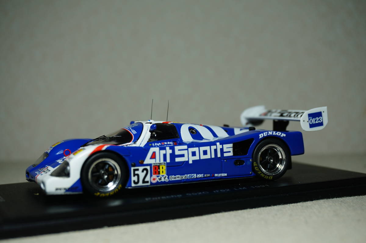 1/43 ルマン spark Porsche 962C #52 1991 Le Mans 24h ポルシェ 962 C