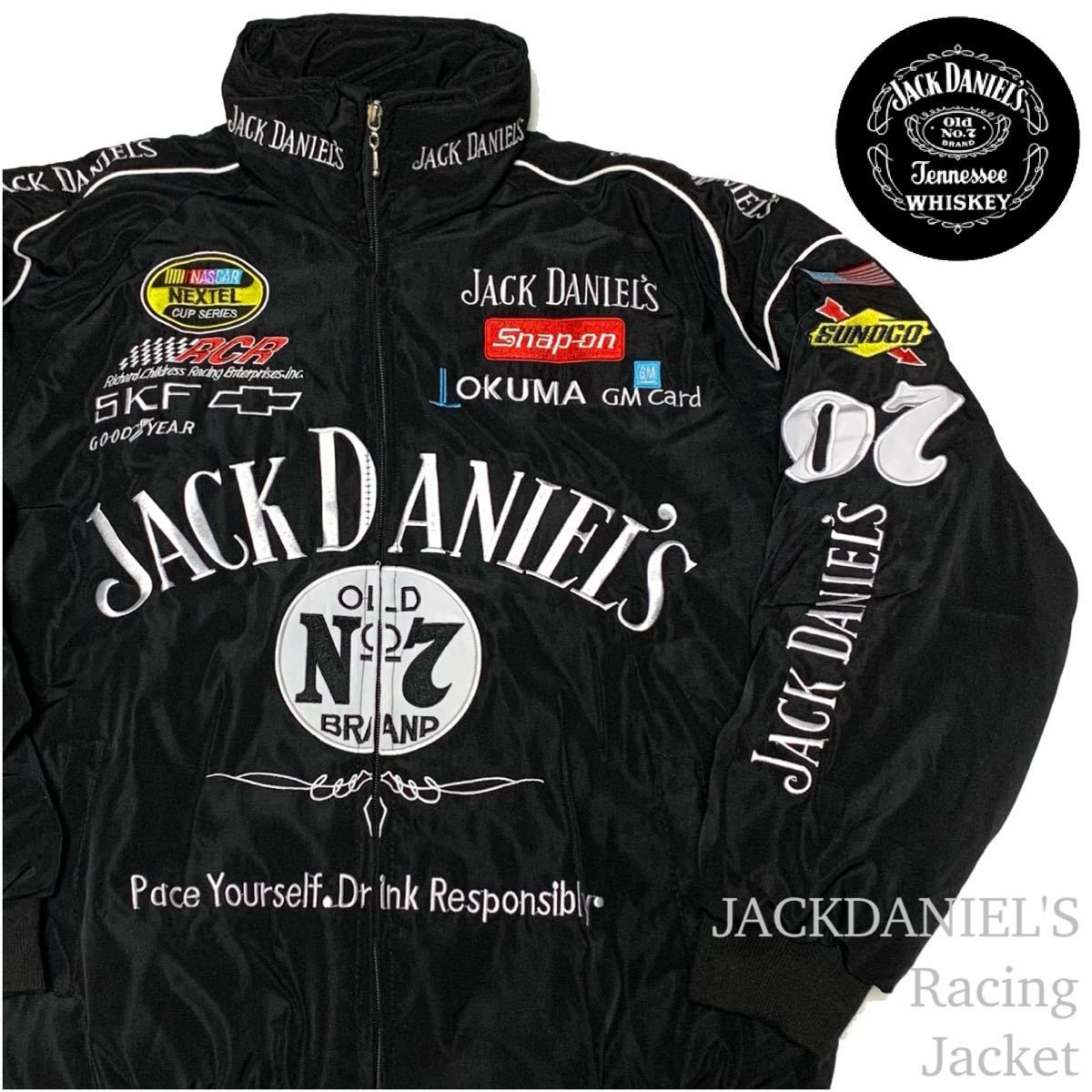【新品】JACK DANIEL'S ジャックダニエル 非売品 ナイロンジャケット 未使用 JACK DANIEL'S ジャックダニエル 非売品 ナイロンジャケット