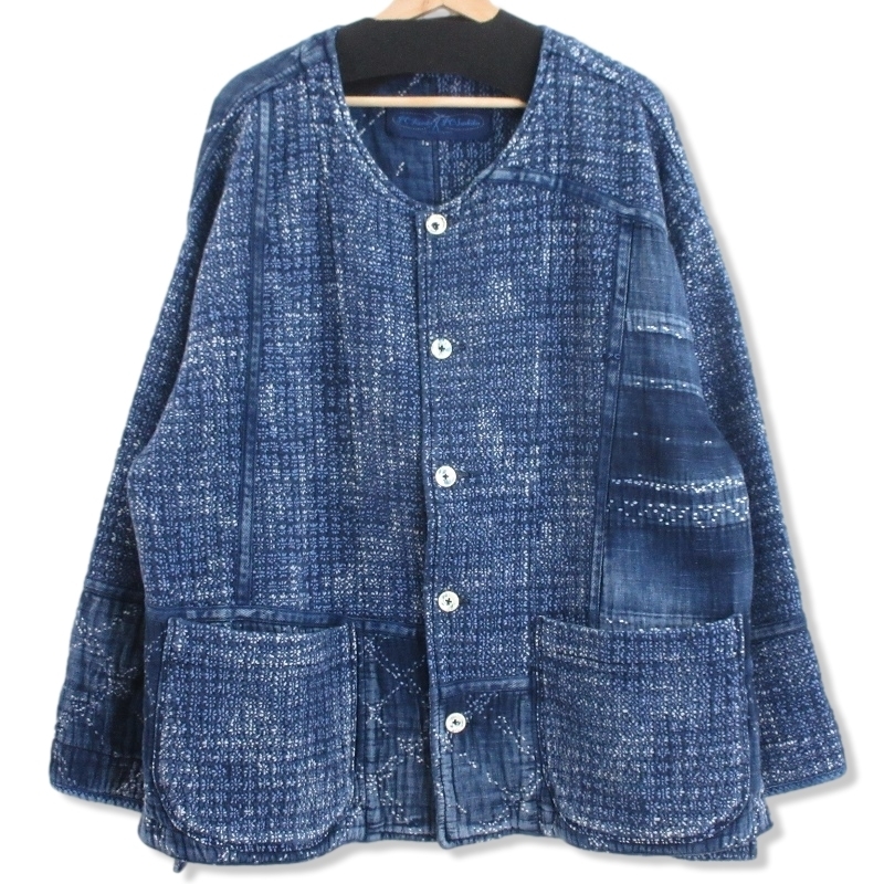 美品Porter Classic KOGIN ART NO COLLAR JK Porter Classic ポータークラシック KOGIN NO COLLAR JACKET こぎん