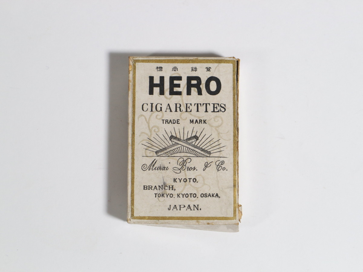 古煙草 パッケージ HERO ヒーロー 村井兄弟商会 明治民間煙草