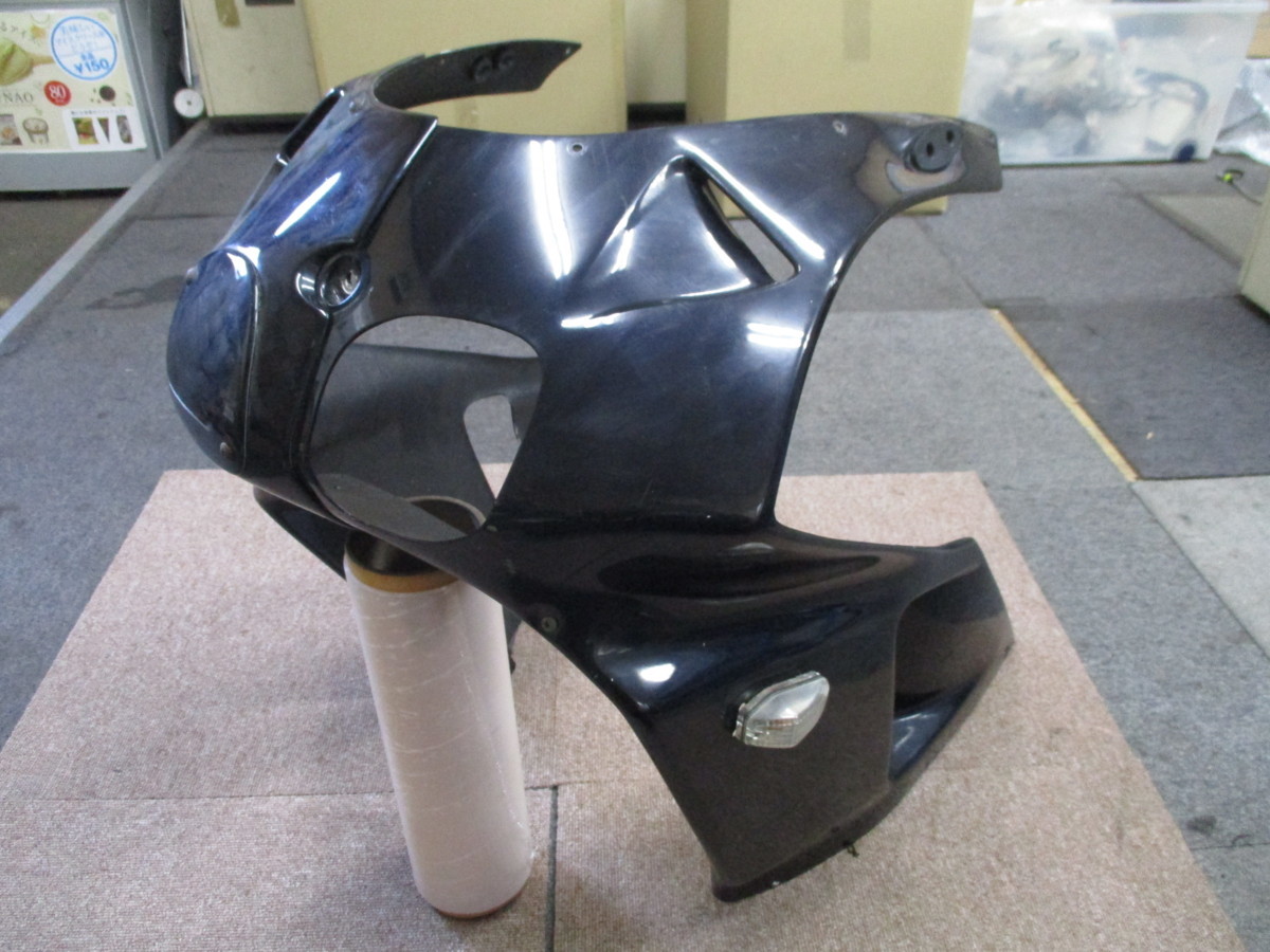 中古】 HONDA RVF400 '96 NC35 アッパーカウル＆片目耐久ゼッケン