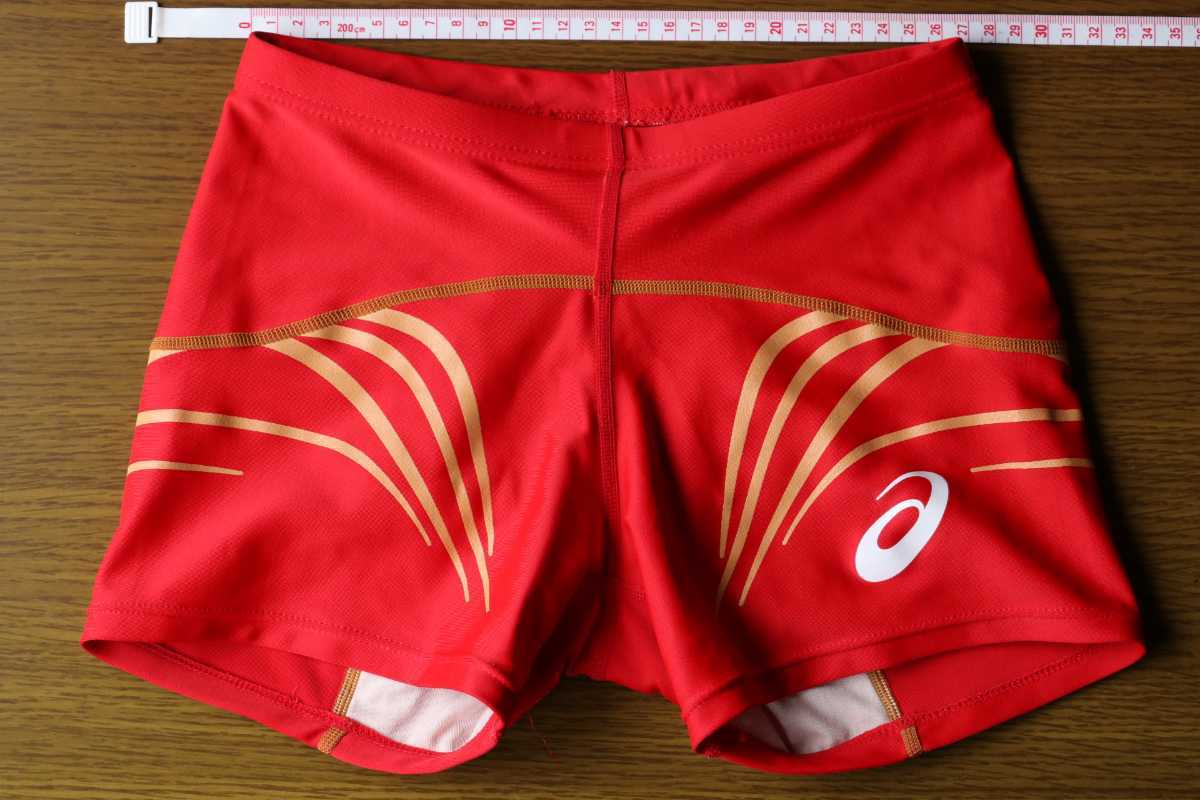 日本代表 支給品 アシックス asics ショートタイツ L