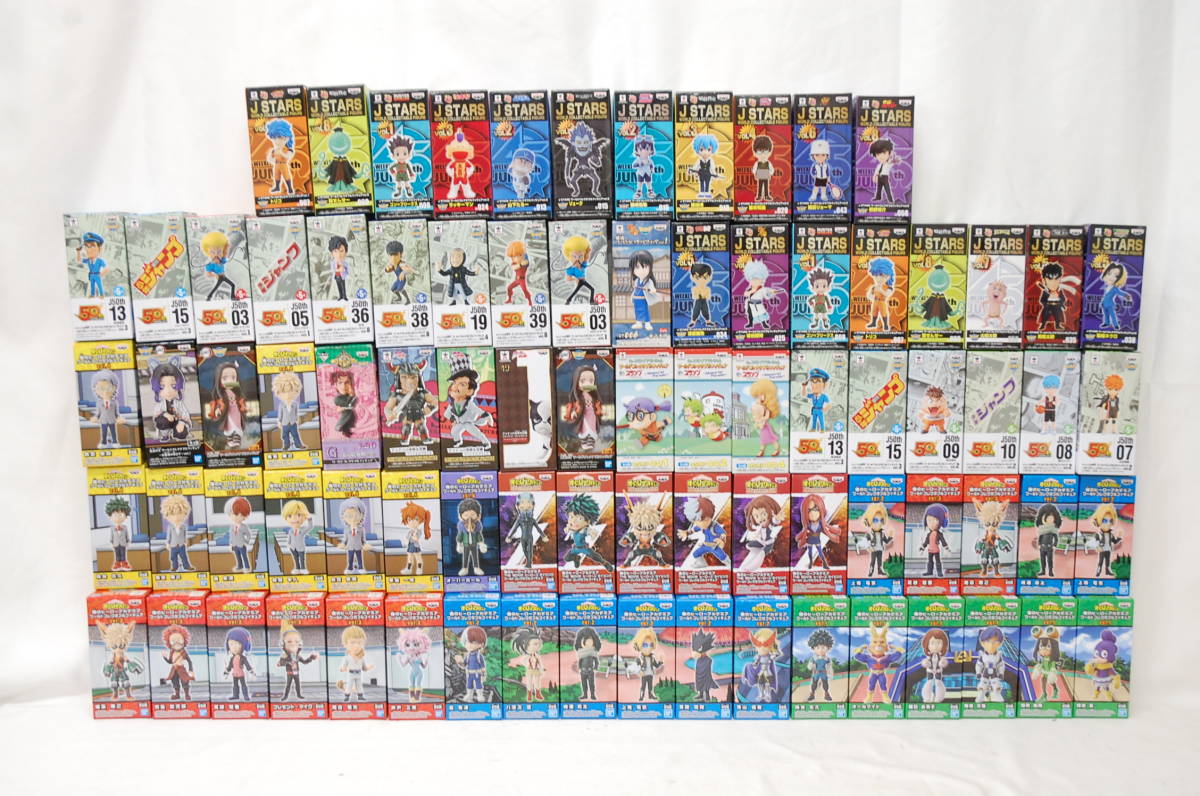 新品 28 17 未開封 僕のヒーローアカデミア ジャンプ50周年 J Stars など ワールドコレクタブルフィギュア まとめ コブラ 則巻ガジラ 冴羽 など の落札情報詳細 ヤフオク落札価格情報 オークフリー スマートフォン版