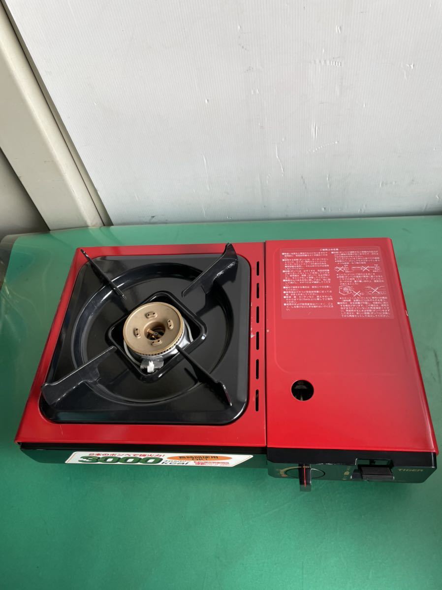 Tiger カセットコンロ Ckd 00 ツインパワフル 3000kcal 2本のボンベで強火力 長時間使用可能 コンパクト 卓上コンロ の落札情報詳細 ヤフオク落札価格情報 オークフリー スマートフォン版