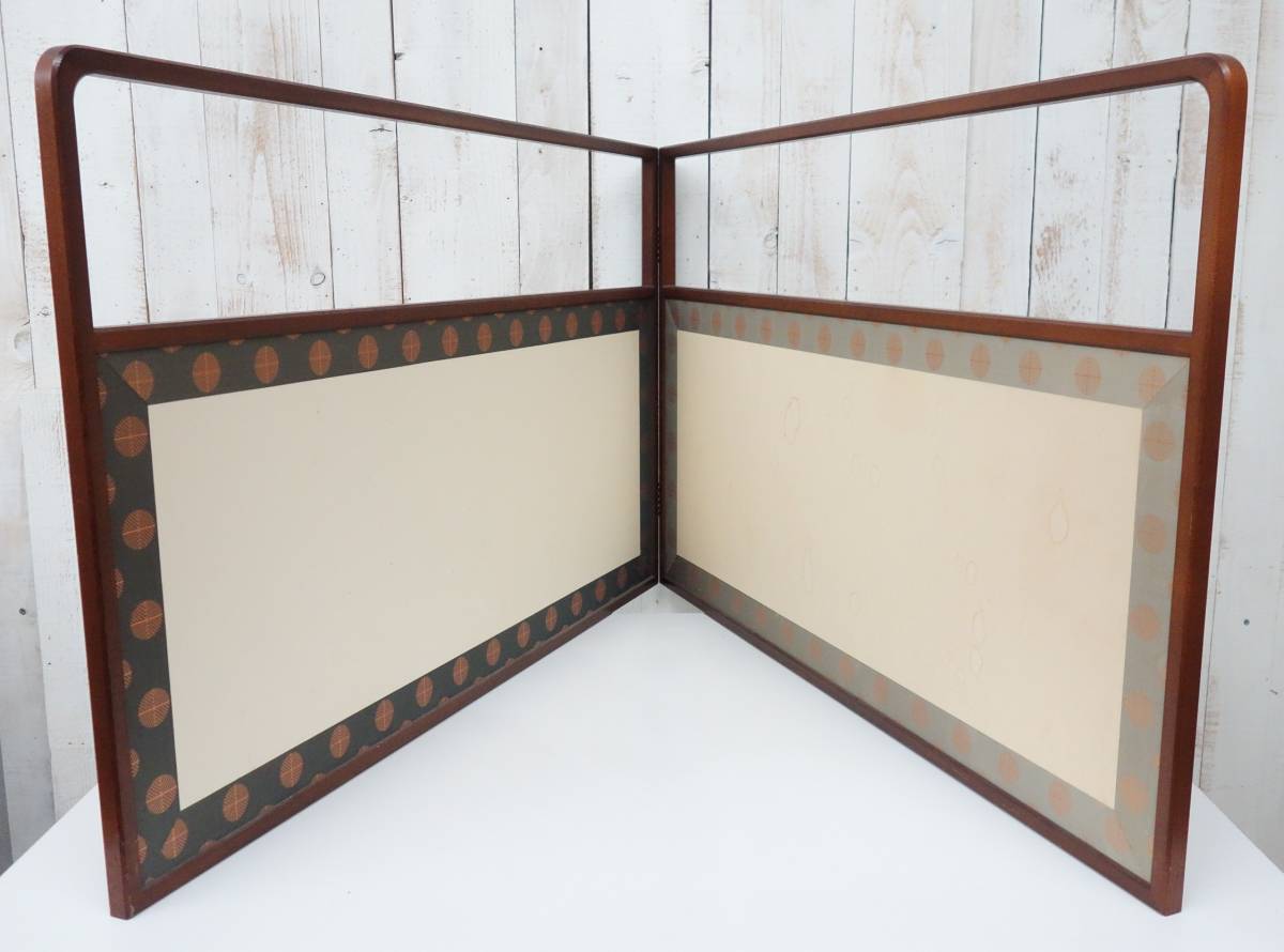 【茶道具】アジロ唐松風炉先屏風（紙箱） 茶道具】アジロ唐松風炉先屏風（紙箱）