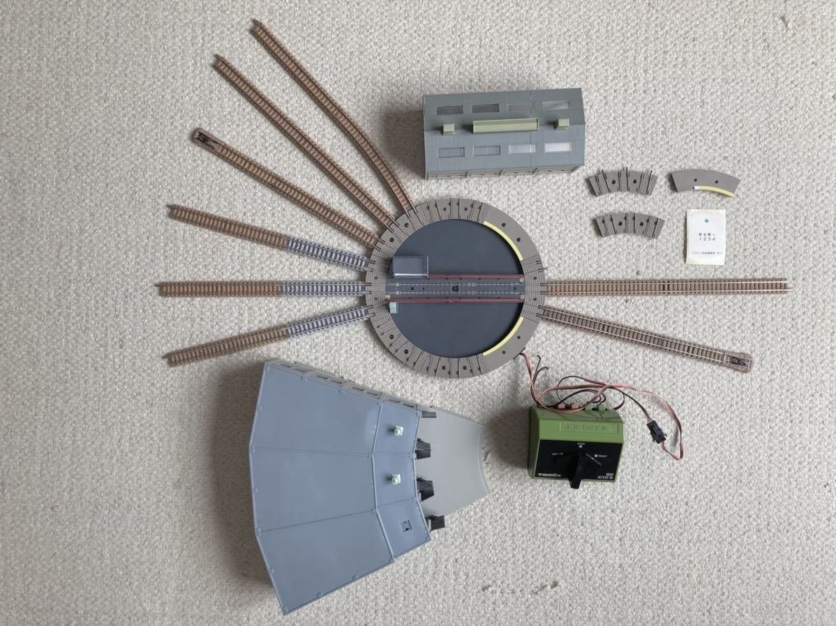 TOMIX トミックス 電動 ターンテーブル ジャンク扇形電車庫 複線