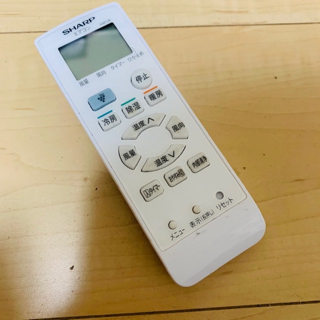 1 アルコール清掃済み 型番 87jb Sharp エアコン用リモコン 蓋無し の落札情報詳細 ヤフオク落札価格情報 オークフリー スマートフォン版