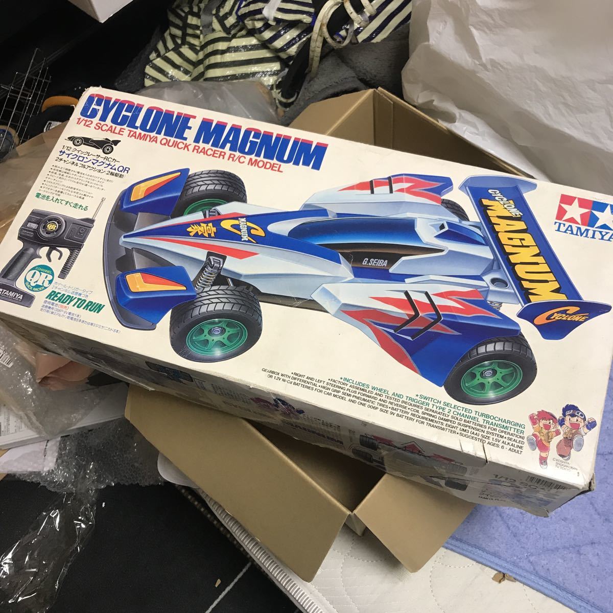 ★【未使用品】TAMIYA 1/12サイクロンマグナム クイックレーサーRCカー ☆【未使用品】TAMIYA 1/12サイクロンマグナム クイックレーサーRCカー
