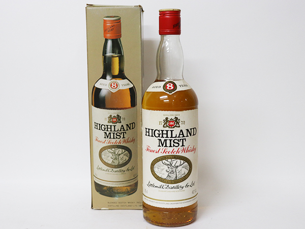 古酒 未開栓 HIGHLAND MIST ハイランド ミスト 8年 SCOTCH