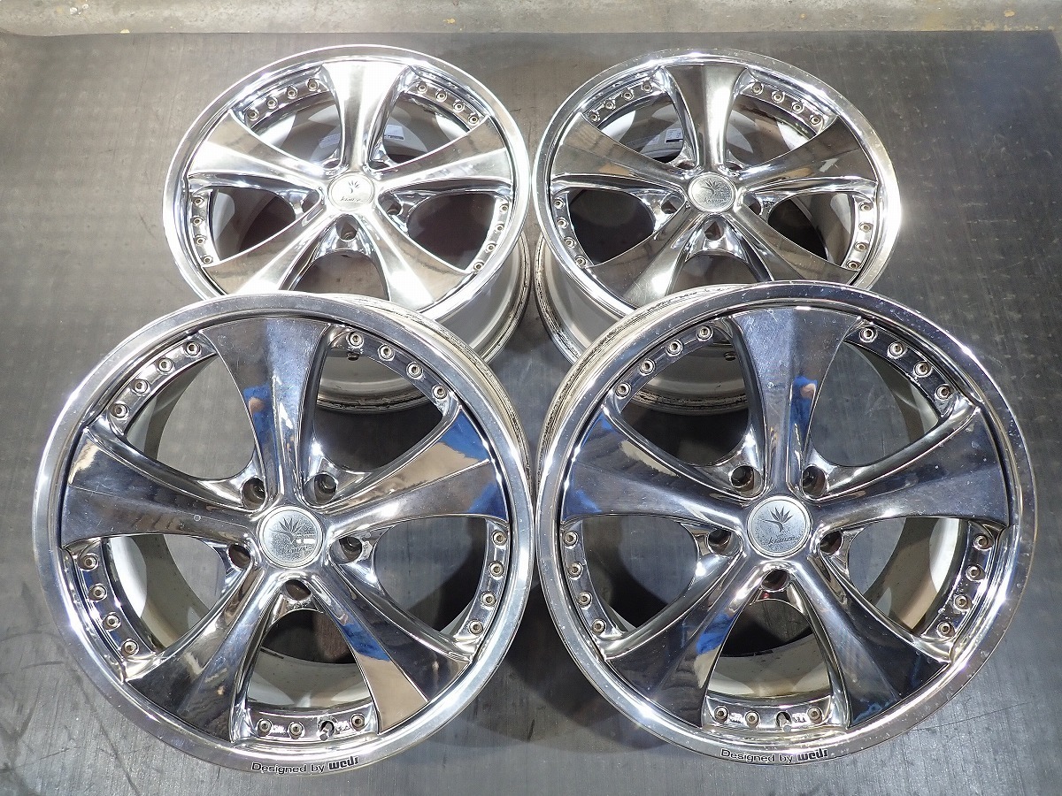 値下げクレンツェ 19インチメッキホイール4本タイヤ付き