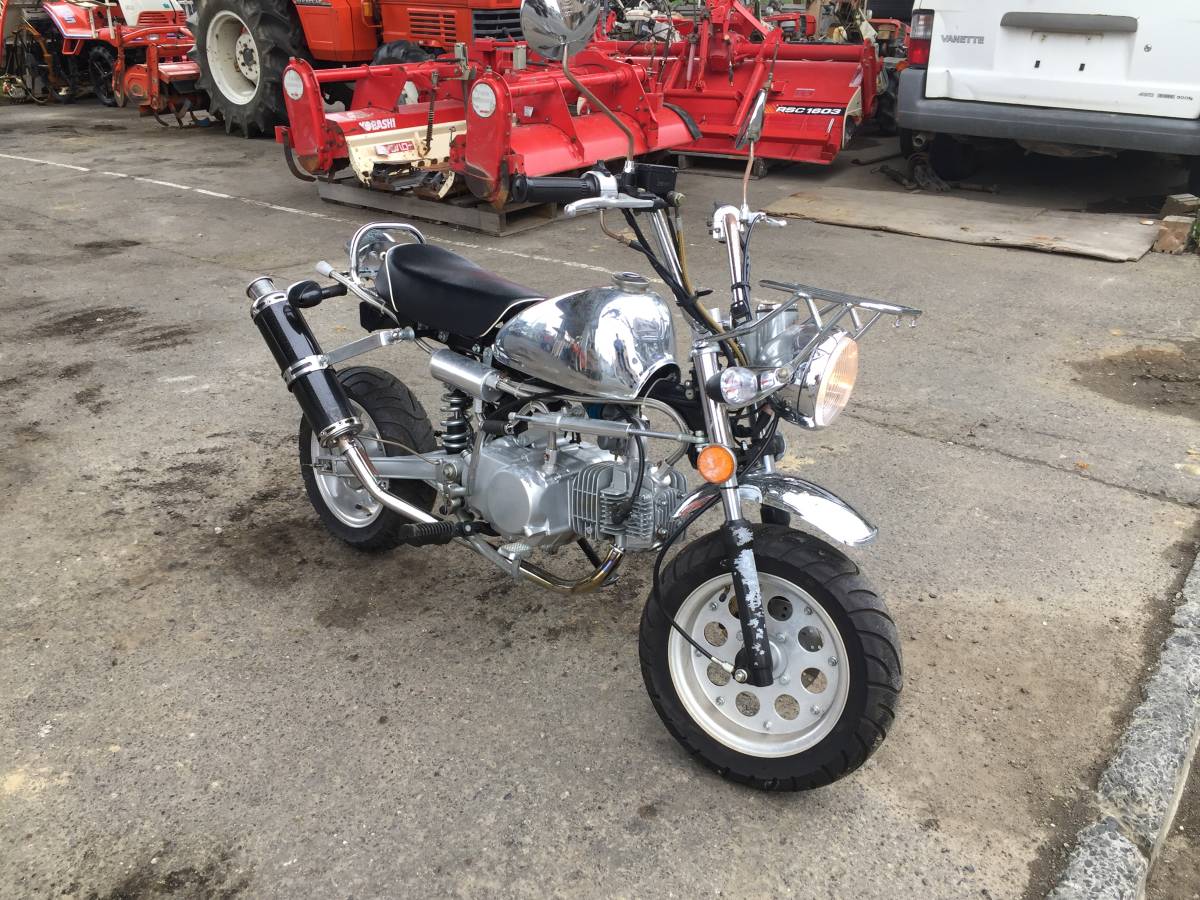 125cc 中華 エイプ風 キットバイク 中華エイプ125 実働 セル付き 1スタ